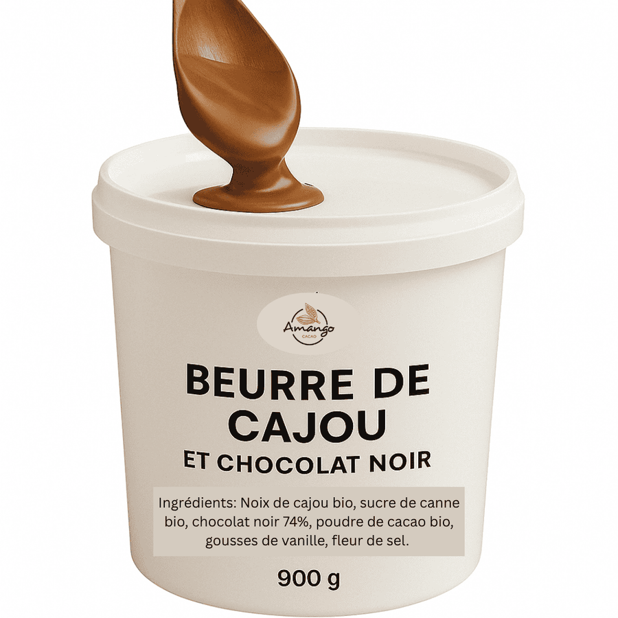 Beurre de Cajou et chocolat Noir Sans produits laitiers - 900g