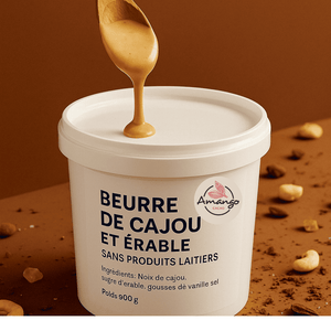 Beurre de Cajou et Érable Sans produits laitiers - 900g