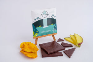 Chocolat noir à la mangue