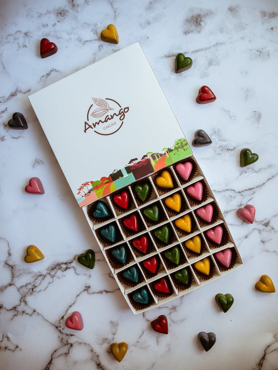 Coffret de 25 petits câlins de la saint-Valentin