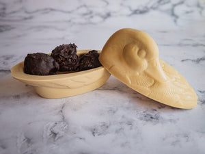 Canard bonbonnière garni de Truffes  100 % véganes