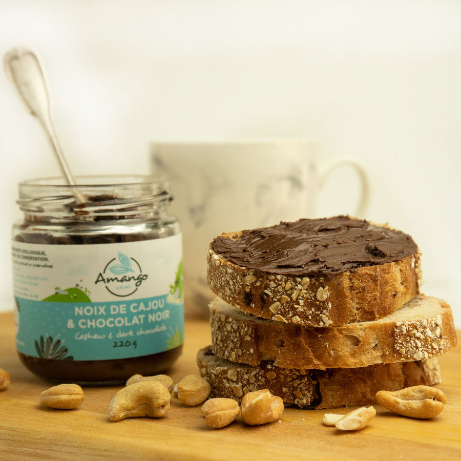 Beurre de Cajou et Chocolat Noir Végane Sans produits laitiers