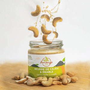 Beurre de Cajou et Érable Sans produits laitiers